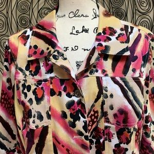 Chico's Multicolor Animal Print Jacket